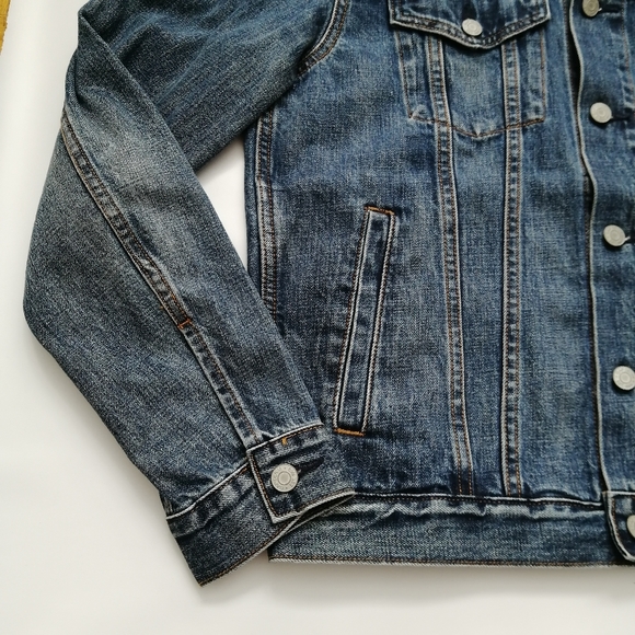 Laser Girl Blue Trucker Denim Jacket Medium NWT - Picture 9 of 15